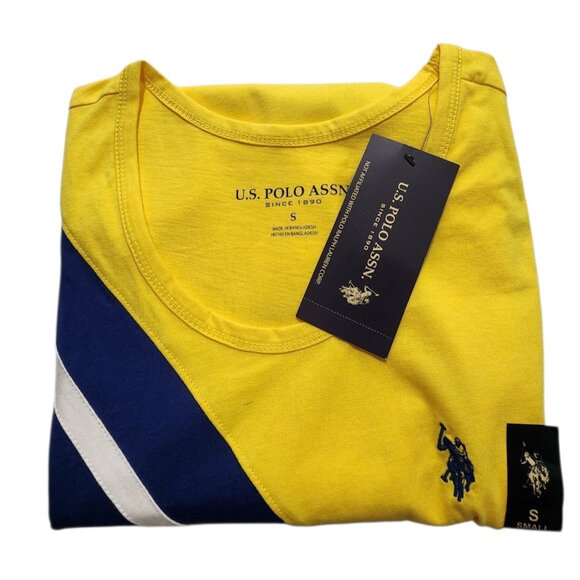 U.S Polo Assn. Men's Casual Tank Top Yellow Small - Picture 6 of 6